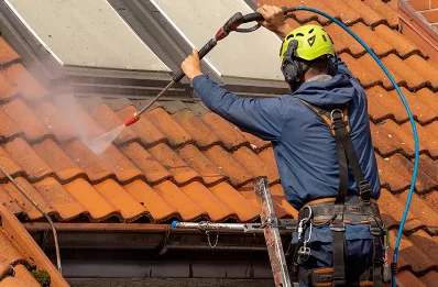 Démoussage et hydrofuge de toiture à Bouquemaison